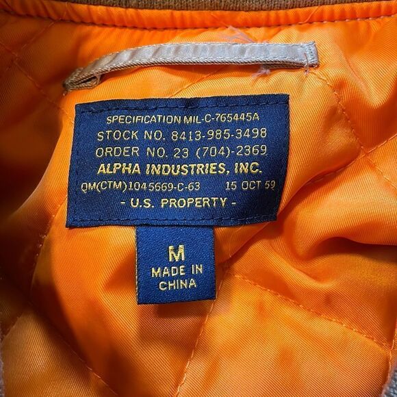 Alpha Industries MA-1 Long Jacket Coat Maeve M - Picture 7 of 10